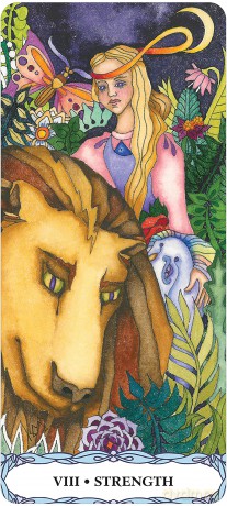 Borderless Tarot Of A Moon Garden Deck Book Set - Karen Marie Sweikhardt [KSIĄŻKA]