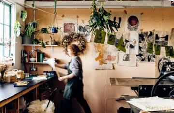 Botanical Block Printing: The new craft and design book for simple modern block and linocut prints, perfect for 2024 pattern art carving projects - Rosanna Morris [KSIĄŻKA]