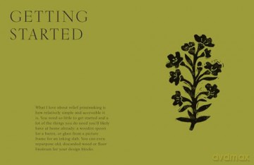 Botanical Block Printing: The new craft and design book for simple modern block and linocut prints, perfect for 2024 pattern art carving projects - Rosanna Morris [KSIĄŻKA]