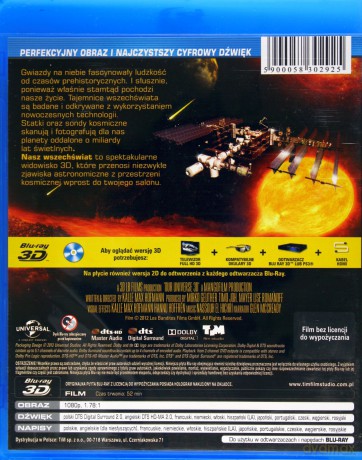 Nasz wszechświat 3D [Blu-Ray 3D]+[Blu-Ray]