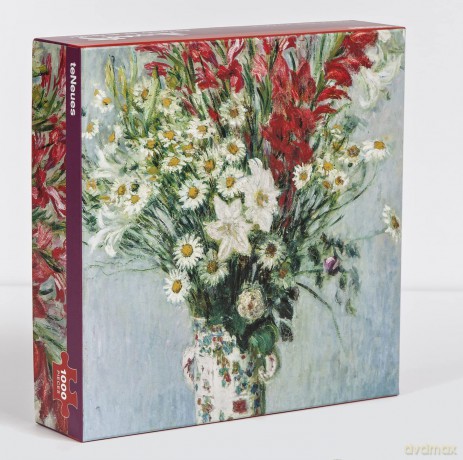 Bouquet of Gladioli, Claude Monet 1000-Piece Puzzle: 1000-pieces (1000 Piece Puzzles) - Claude Monet [KSIĄŻKA]