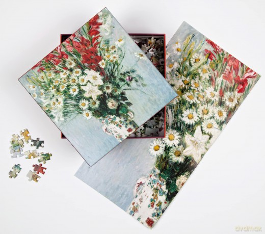 Bouquet of Gladioli, Claude Monet 1000-Piece Puzzle: 1000-pieces (1000 Piece Puzzles) - Claude Monet [KSIĄŻKA]