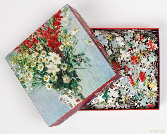 Bouquet of Gladioli, Claude Monet 1000-Piece Puzzle: 1000-pieces (1000 Piece Puzzles) - Claude Monet [KSIĄŻKA]