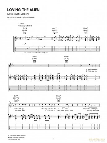 BOWIE: Acoustic - over 30 of David Bowie's best songs for acoustic guitar (TAB and standard notation): 30 greatest songs for acoustic guitar - David Bowie [KSIĄŻKA]