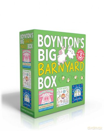 Boynton's Big Barnyard Box (Boxed Set): Perfect Piggies!; Fifteen Animals!; Barnyard Dance! (Boynton on Board) - Sandra Boynton [KSIĄŻKA]