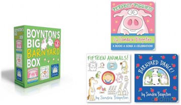 Boynton's Big Barnyard Box (Boxed Set): Perfect Piggies!; Fifteen Animals!; Barnyard Dance! (Boynton on Board) - Sandra Boynton [KSIĄŻKA]