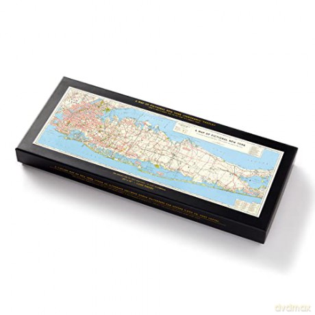 Brass Monkey 9780735373655 NYC Map 1,000 Piece Panoramic Puzzle - Brass Monkey [PUZZLE]