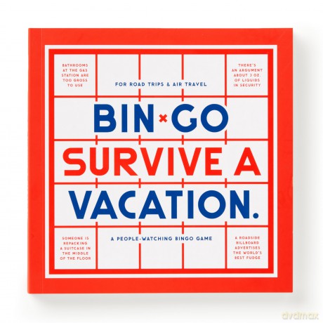 Brass Monkey 9780735381230 Bin-go Survive a Vacation Bingo Book - Brass Monkey [KSIĄŻKA]