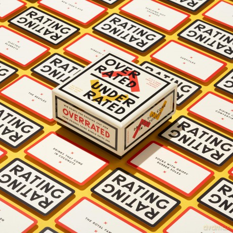 Brass Monkey Overrated/Underrated Social Game - Brass Monkey [KSIĄŻKA]