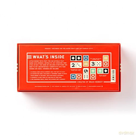Brass Monkey You Domino It! Domino Game Set - Brass Monkey [KSIĄŻKA]