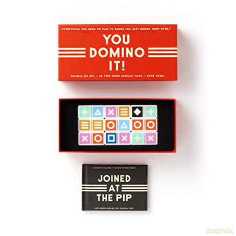 Brass Monkey You Domino It! Domino Game Set - Brass Monkey [KSIĄŻKA]