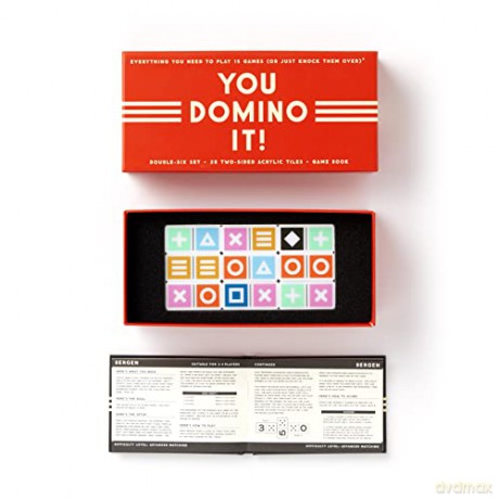 Brass Monkey You Domino It! Domino Game Set - Brass Monkey [KSIĄŻKA]