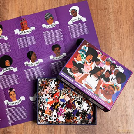 Brave. Black. First. Puzzle: A Jigsaw Puzzle and Poster Celebrating African American Women Who Changed the World: Jigsaw Puzzles for Adults and Jigsaw Puzzles for Kids - Cheryl Willis Hudson [PUZZLE]