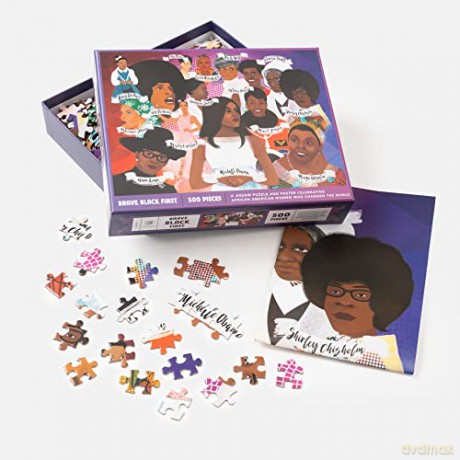 Brave. Black. First. Puzzle: A Jigsaw Puzzle and Poster Celebrating African American Women Who Changed the World: Jigsaw Puzzles for Adults and Jigsaw Puzzles for Kids - Cheryl Willis Hudson [PUZZLE]