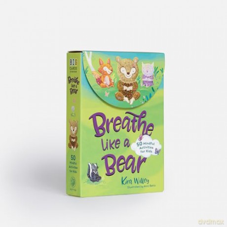 Breathe Like a Bear Mindfulness Cards: 50 Mindful Activities for Kids - Kira Willey [KSIĄŻKA]