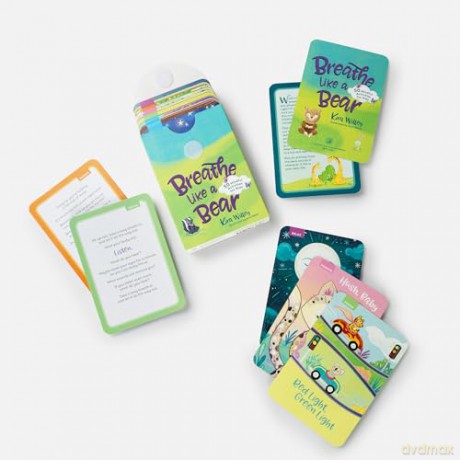 Breathe Like a Bear Mindfulness Cards: 50 Mindful Activities for Kids - Kira Willey [KSIĄŻKA]