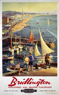 Bridlington Yorkshire's Gay Seaside playground - Art Print - 60x80cm [KSIĄŻKA]