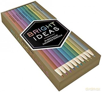 Bright Ideas Metallic Colored Pencils: 10 Colored Pencils - Chronicle Books [KALENDARZ]