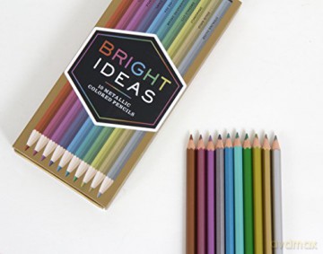 Bright Ideas Metallic Colored Pencils: 10 Colored Pencils - Chronicle Books [KALENDARZ]