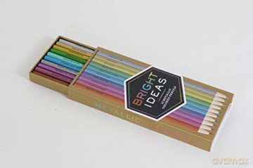 Bright Ideas Metallic Colored Pencils: 10 Colored Pencils - Chronicle Books [KALENDARZ]