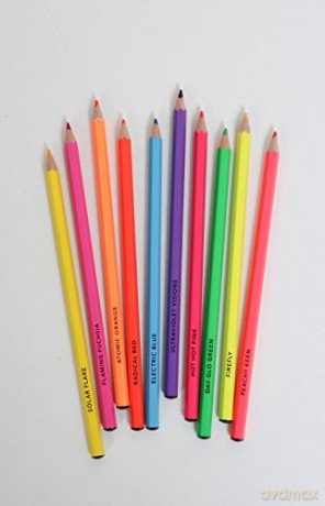 Bright Ideas Neon Colored Pencils: 10 Colored Pencils - Chronicle Books [KALENDARZ]