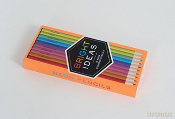 Bright Ideas Neon Colored Pencils: 10 Colored Pencils - Chronicle Books [KALENDARZ]