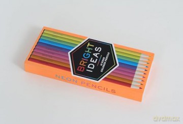 Bright Ideas Neon Colored Pencils: 10 Colored Pencils - Chronicle Books [KALENDARZ]