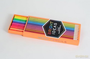 Bright Ideas Neon Colored Pencils: 10 Colored Pencils - Chronicle Books [KALENDARZ]