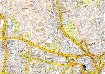 Brighton A-Z Pocket Street Map - A-Z Maps [KSIĄŻKA]