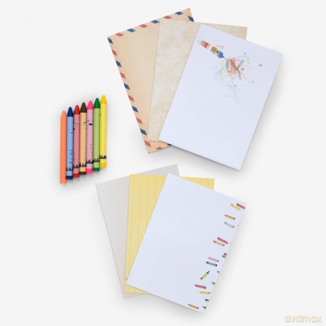 Bring the Crayons Home: A Box of Crayons, Letter-Writing Paper, and Envelopes - Drew Daywalt [KSIĄŻKA]