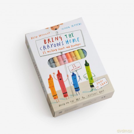 Bring the Crayons Home: A Box of Crayons, Letter-Writing Paper, and Envelopes - Drew Daywalt [KSIĄŻKA]