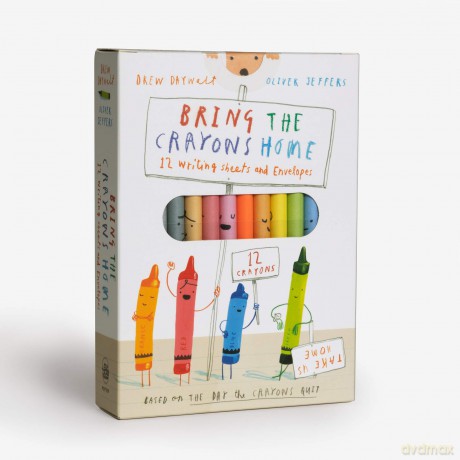 Bring the Crayons Home: A Box of Crayons, Letter-Writing Paper, and Envelopes - Drew Daywalt [KSIĄŻKA]