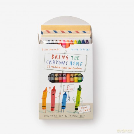 Bring the Crayons Home: A Box of Crayons, Letter-Writing Paper, and Envelopes - Drew Daywalt [KSIĄŻKA]
