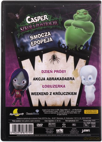 Casper. Szkoła postrachu: Smocza epopeja  [DVD]
