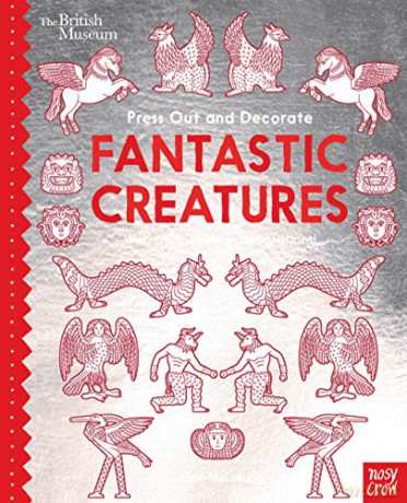 British Museum: Press Out and Decorate: Fantastic Creatures (Press Out and Colour) - Kate McLelland [KSIĄŻKA]