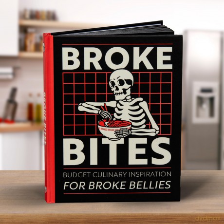 Broke Bites: Tips, Tricks and Recipes for Cooking on a Budget - Bee Three Books [KSIĄŻKA]
