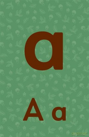 Brown Bear Wood: Let's Learn Our ABCs: 26 Double-sided Alphabet Flashcards - Freya Hartas [KSIĄŻKA]