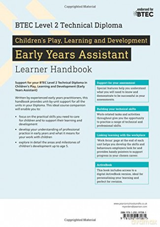 BTEC Level 2 Technical Diploma Children's Play, Learning and Development Early Years Assistant Learner Handbook with ActiveBook (BTEC L2 Technicals Children's Play, Learning and Development) - Louise Burnham [KSIĄŻKA]