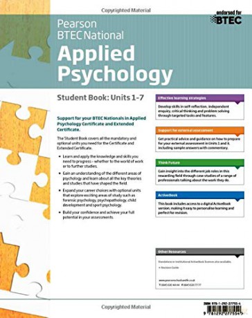 BTEC National Applied Psychology Student Book + Activebook - Pamela Hughes [KSIĄŻKA]
