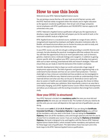 BTEC National Applied Science Student Book 1 (BTEC Nationals Applied Science 2016) - Joanne Hartley [KSIĄŻKA]