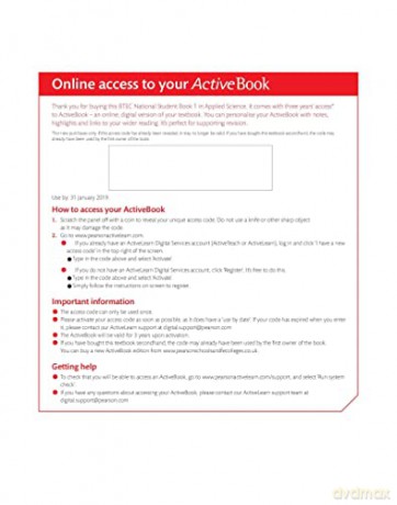 BTEC National Applied Science Student Book 1 (BTEC Nationals Applied Science 2016) - Joanne Hartley [KSIĄŻKA]