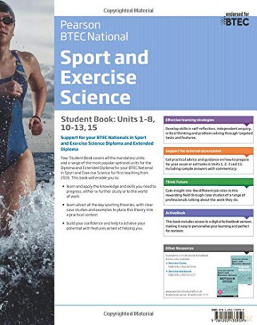 BTEC Nationals Sport and Exercise Science Student Book + Activebook: For the 2016 specifications (BTEC Nationals Sport and Exercise Science 2016) - Adam Gledhill [KSIĄŻKA]