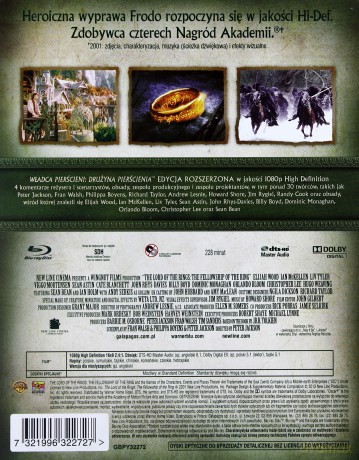 Władca Pierścieni Drużyna Pierścienia edycja rozszerzona (steelbook)  [2Blu-Ray]