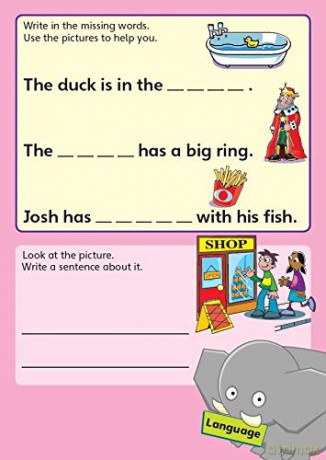 Bug Club Phonics Learn at Home Pack 3, Phonics Sets 7-9 for ages 4-5 (Six stories + Parent Guide + Activity Book) - Rhona Johnston [KSIĄŻKA]