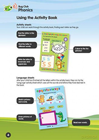 Bug Club Phonics Learn at Home Pack 3, Phonics Sets 7-9 for ages 4-5 (Six stories + Parent Guide + Activity Book) - Rhona Johnston [KSIĄŻKA]