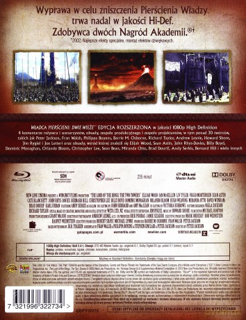 Władca Pierścieni Dwie Wieże edycja rozszerzona (steelbook)  [2Blu-Ray]