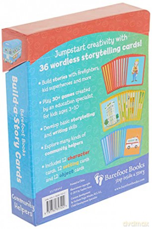 Build a Story Cards Community Helpers: 1 - Barefoot Books [KSIĄŻKA]