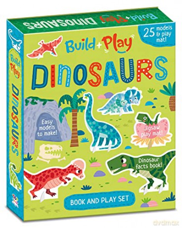 Build and Play Dinosaurs: Book and Play Set with 25 Prehistoric Models to Make (Build and Play Kit) - Imagine That [KSIĄŻKA]