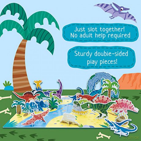 Build and Play Dinosaurs: Book and Play Set with 25 Prehistoric Models to Make (Build and Play Kit) - Imagine That [KSIĄŻKA]