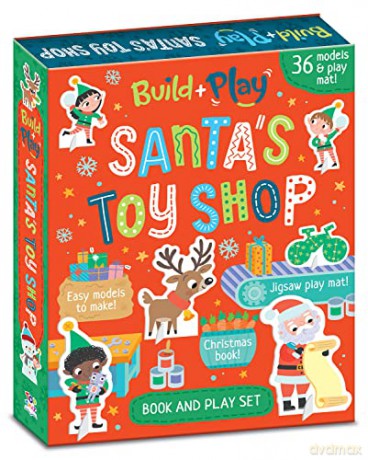 Build and Play Santa's Toy Shop: Book and Play Set with 36 Christmas Models to Make (Build and Play Kit) - Imagine That [KSIĄŻKA]